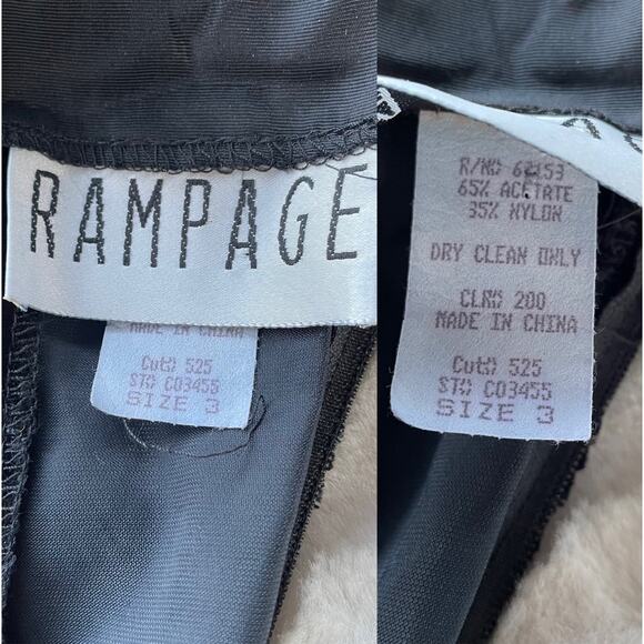 🔥Vintage Rampage Velvet Off The Shoulder Formal Evening Bodycon Old Money Dress - Picture 11 of 16